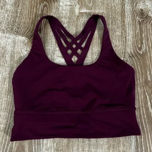 Lululemon Support Sports Bra - Maroon
